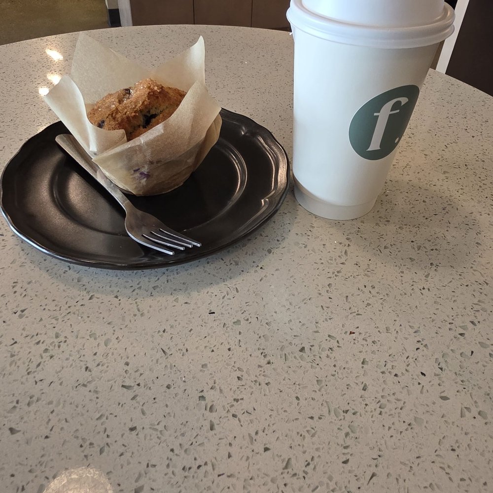 Froth Coffeehouse - London Fog Tea and a blue berry muffin - Coffee & Tea Near Me - Fargo, North Dakota Froth Coffeehouse - London Fog Tea and a blue berry muffin - Coffee & Tea Near Me - Fargo, North Dakota