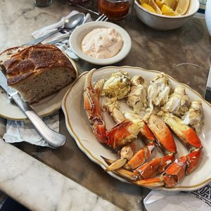 Photo of Swan Oyster Depot - San Francisco, CA, United States. Half Cracked Crab