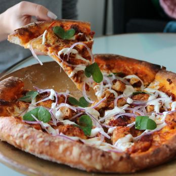 Pandemic Pizza - Buffalo Chicken, Bacon, Red Onion - Pizza Near Me - San Diego, California Pandemic Pizza - Buffalo Chicken, Bacon, Red Onion - Pizza Near Me - San Diego, California