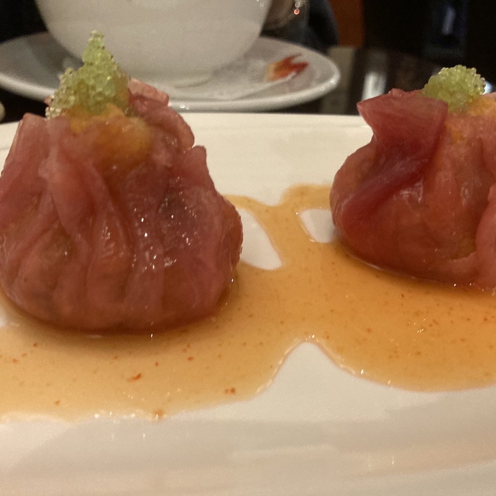 Wasabi - Tuna Dumplings - Japanese Near Me - Asheville, North Carolina Wasabi - Tuna Dumplings - Japanese Near Me - Asheville, North Carolina