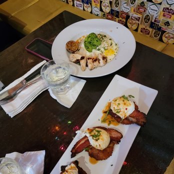 Werewolf - Pork belly eggs benedict and chilaquiles roja - Breakfast & Brunch Near Me - San Diego, California Werewolf - Pork belly eggs benedict and chilaquiles roja - Breakfast & Brunch Near Me - San Diego, California