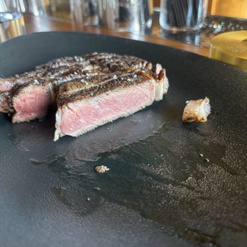 Niku Steakhouse - medium rare ribeye - Japanese Near Me - San Francisco, California