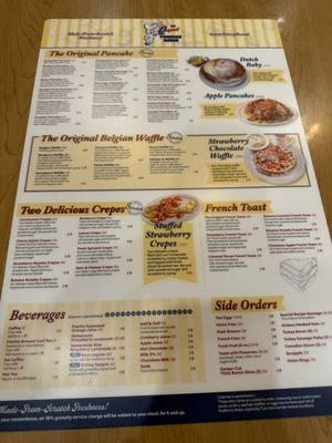 Menu photo 1 The Original Pancake House Annapolis, MD Menu photo 1 The Original Pancake House Annapolis, MD