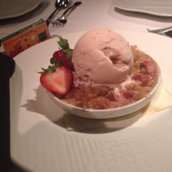 Canoe - Rhubarb crisp. - New American Near Me - Atlanta, Georgia Canoe - Rhubarb crisp. - New American Near Me - Atlanta, Georgia