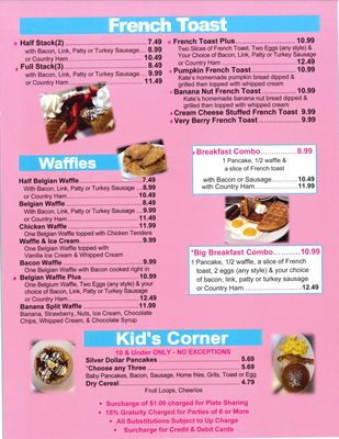 Menu photo 8 Kate's Pancake House Carolina Beach, NC Menu photo 8 Kate's Pancake House Carolina Beach, NC