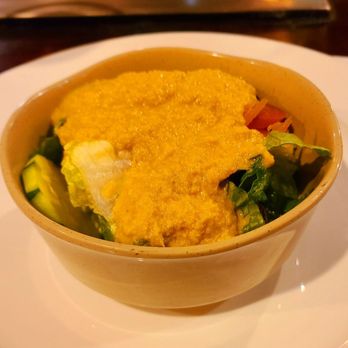Sakura Hibachi Steak House - Garden Salad w/Ginger Dressing - Steakhouses Near Me - Parsippany, New Jersey Sakura Hibachi Steak House - Garden Salad w/Ginger Dressing - Steakhouses Near Me - Parsippany, New Jersey
