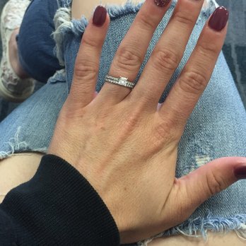 Elegant Nails - The almond shape is not rounded the greatest and has sharp, non-filed pieces. Also, the length is not the same on both hands! - Nail Salons Near Me - Fair Oaks, California Elegant Nails - The almond shape is not rounded the greatest and has sharp, non-filed pieces. Also, the length is not the same on both hands! - Nail Salons Near Me - Fair Oaks, California