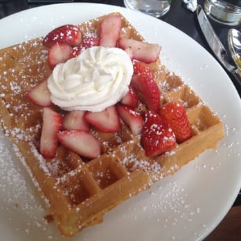 Meli Cafe - Strawberry waffle - New American Near Me - Chicago, Illinois Meli Cafe - Strawberry waffle - New American Near Me - Chicago, Illinois