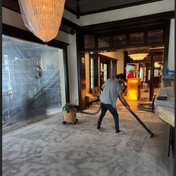 Marc's Flooring and Cabinets - Post demolition of wood flooring and tile at Truluck's restaurant on 5th Avenue in Naples, FL
