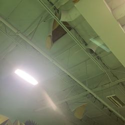 Get Air Salem - Insulation coming down from the ceiling. A few other spots around as well.