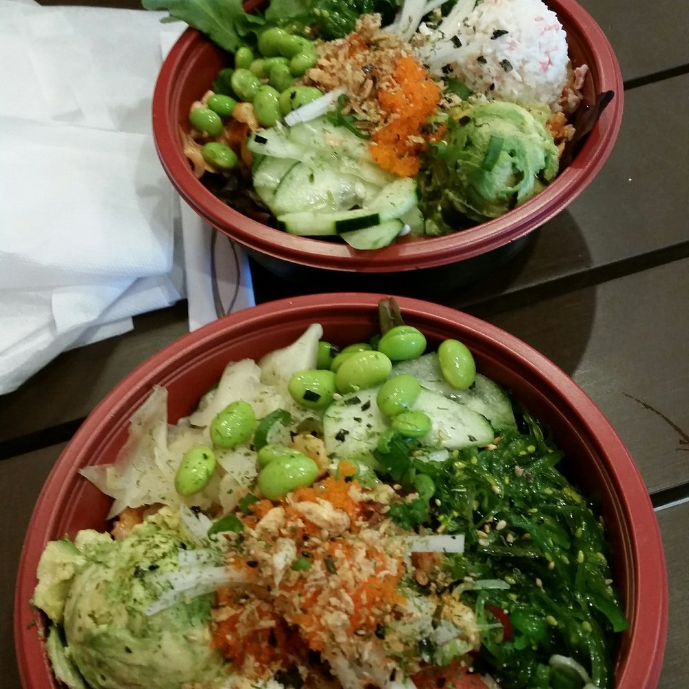 Poki Bar - Arcadia - Two Medium poke bowls - Sushi Bars Near Me - Arcadia, California Poki Bar - Arcadia - Two Medium poke bowls - Sushi Bars Near Me - Arcadia, California