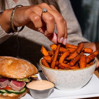 CRAFT - Seared Tuna Sandwich & Yam Fries - Beer Bar Near Me - Vancouver, British Columbia CRAFT - Seared Tuna Sandwich & Yam Fries - Beer Bar Near Me - Vancouver, British Columbia