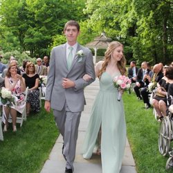 Photo of Sew Amazing - West Hartford, CT, US. My sister's bridesmaids dress from my wedding- perfectly altered