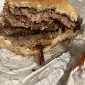 Wendy's - a hamburger and bacon on a piece of tin foil - Fast Food Near Me - San Diego, California Wendy's - a hamburger and bacon on a piece of tin foil - Fast Food Near Me - San Diego, California