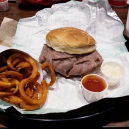 Double Roast Beef Sandwich + Curly Fries