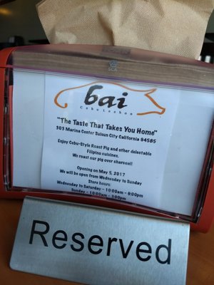 Menu photo 3 Bai Cebu Lechon Suisun City, CA