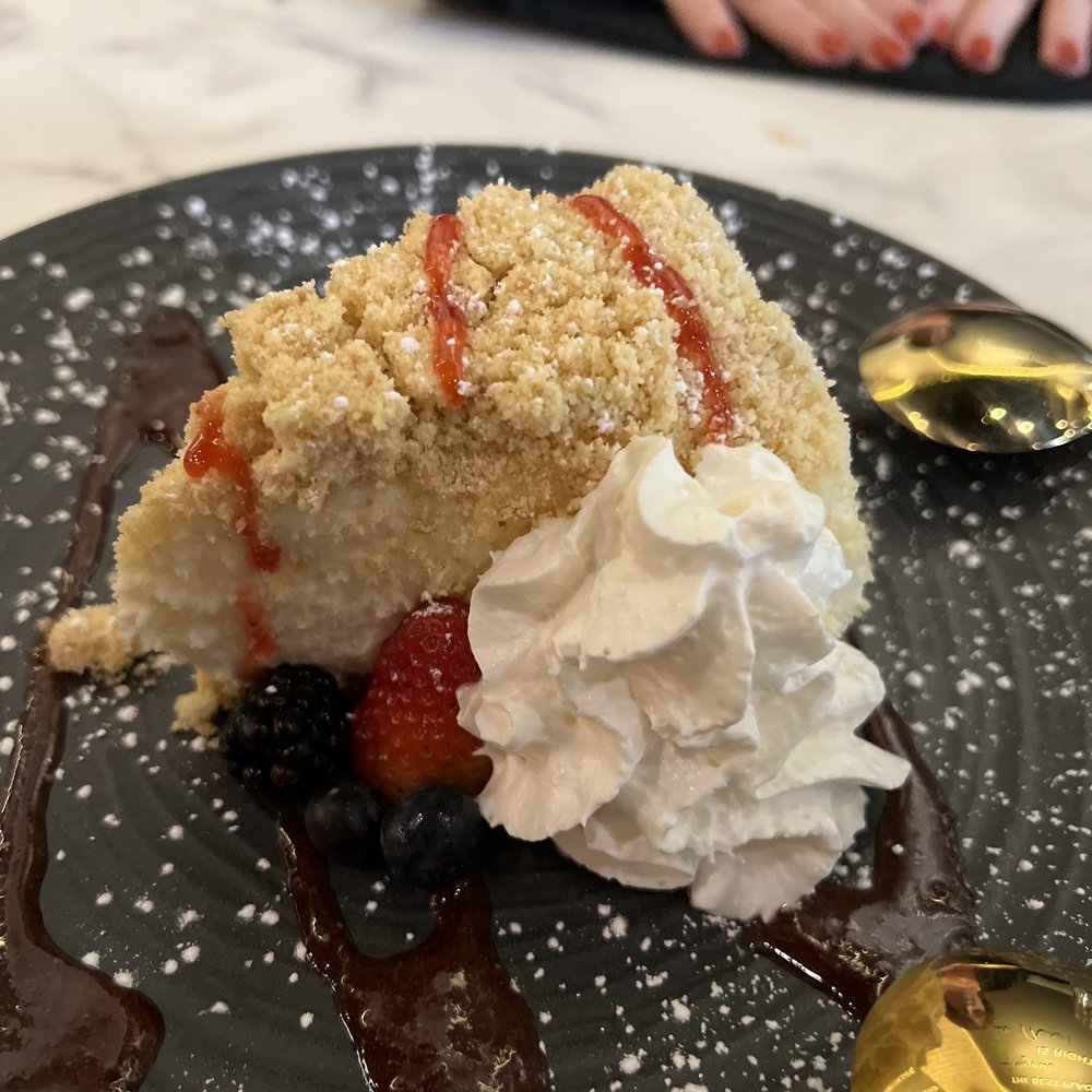 Rosalia's Kitchen - Israeli Cheesecake with Butter Cookie Crumble - Italian Near Me - Miramar, Florida Rosalia's Kitchen - Israeli Cheesecake with Butter Cookie Crumble - Italian Near Me - Miramar, Florida