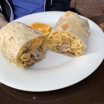 Cajun Kitchen Cafe - Sausage breakfast burrito - Cajun/Creole Near Me - Goleta, California Cajun Kitchen Cafe - Sausage breakfast burrito - Cajun/Creole Near Me - Goleta, California