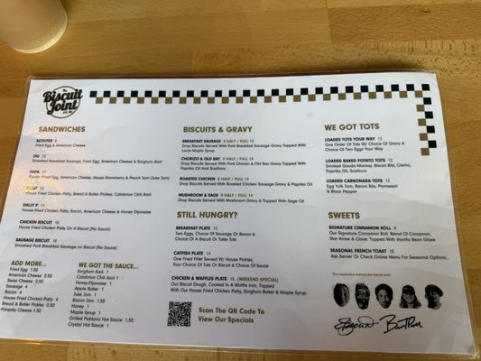 Menu photo 1 The Biscuit Joint Saint Louis, MO