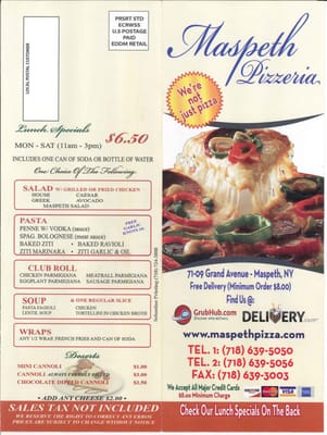 Menu photo 6 Maspeth Pizza Maspeth, NY