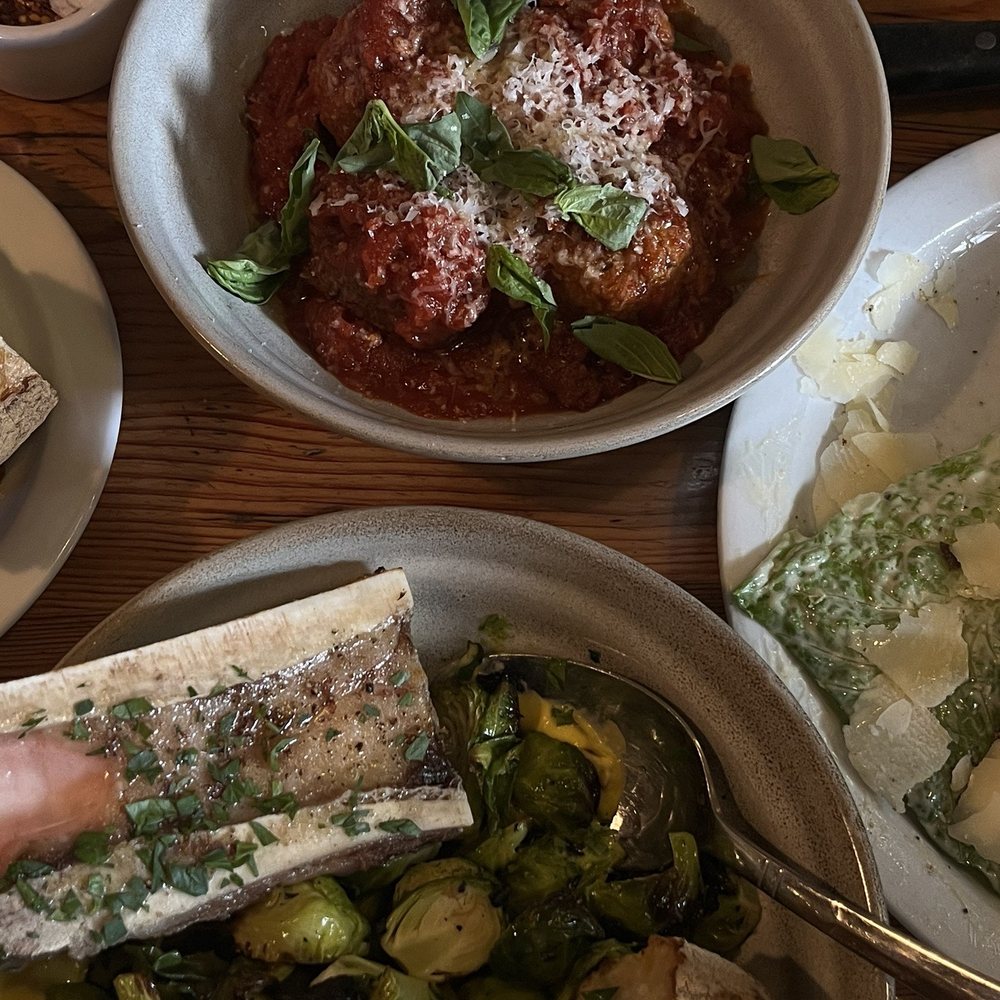 Ken's Artisan Pizza - Caesar Salad Meatballs Roasted Brussel Sprouts - Pizza Near Me - Portland, Oregon