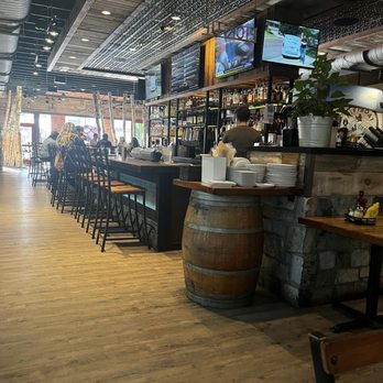 MacKenzie River Pizza, Grill & Pub - Bar area and seating. - Pizza Near Me - Sioux Falls, South Dakota