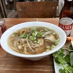 Pho - Pho Ga and a lager