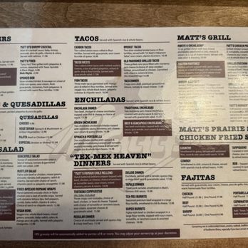 Matt’s Rancho Martinez - Menu - Tex-Mex Near Me - Allen, Texas Matt’s Rancho Martinez - Menu - Tex-Mex Near Me - Allen, Texas