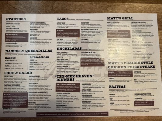 Menu photo 2 Matt’s Rancho Martinez Allen, TX Menu photo 2 Matt’s Rancho Martinez Allen, TX