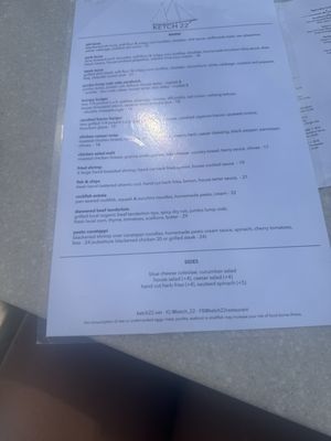 Menu photo 1 Ketch 22 North Beach, MD Menu photo 1 Ketch 22 North Beach, MD