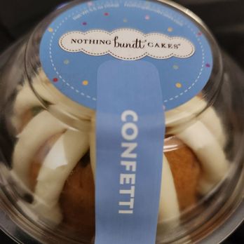 Nothing Bundt Cakes - a bundt cake in a plastic container - Bakeries Near Me - Spartanburg, South Carolina