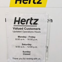 Hertz Rent A Car - Hours