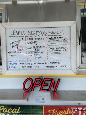 Menu photo 6 Lewis Seafood Shack Topsail Beach, NC