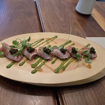 Ke-uh - Yellowfin tuna with osteria caviar - Sushi Bars Near Me - Sunny Isles Beach, Florida Ke-uh - Yellowfin tuna with osteria caviar - Sushi Bars Near Me - Sunny Isles Beach, Florida