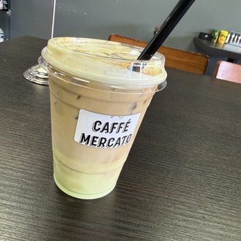 Caffe Mercato - Pistachio latte 10/10 - Cafes Near Me - Menifee, California