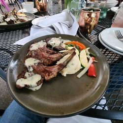 The Bistro At Annie's - Evening special, lamb chops, mashed potatoes, fresh veggies