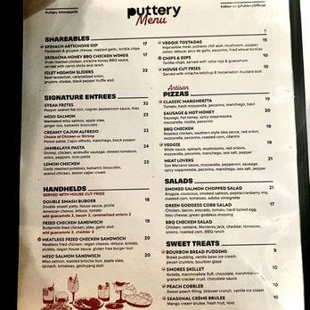 Puttery - Food menu - Mini Golf Near Me - Minneapolis, Minnesota