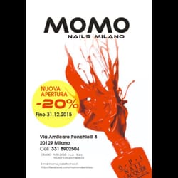 Momo Nails - MOMOnails nuova apertura in via ponchielli 8  Promozione 20% su tutti i servizi fino 31/12/2015 chiamare 3318902504 .