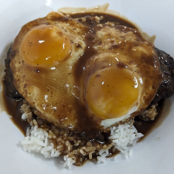 Aunties Cafe - Loco Moco w/ Sunny Side Up Eggs - Breakfast & Brunch Near Me - Gardena, California Aunties Cafe - Loco Moco w/ Sunny Side Up Eggs - Breakfast & Brunch Near Me - Gardena, California