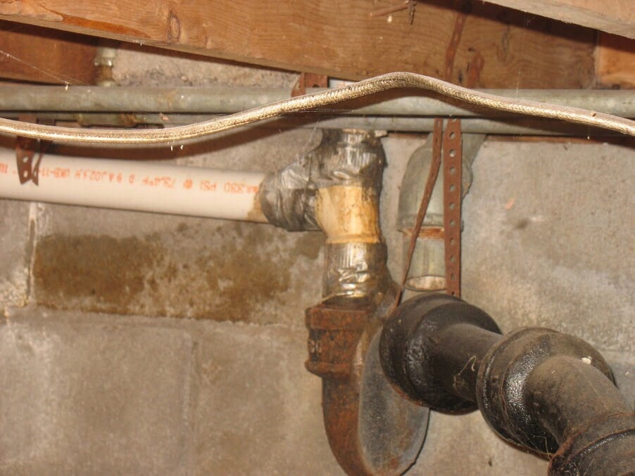 Slide of Old World Plumbing