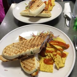 West - Harrissa chicken and goats cheese panini