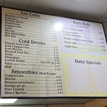 Crepes de Paris - Menu 2/2022 - Creperies Near Me - Rancho Cucamonga, California Crepes de Paris - Menu 2/2022 - Creperies Near Me - Rancho Cucamonga, California