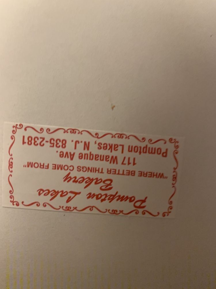 POMPTON LAKES BAKERY 28 Reviews 117 Wanaque Ave, Pompton Lakes, NJ