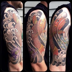 Gold Tiger Tattoo - Done by Mike