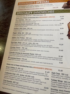 Menu photo 1 Jason's Deli Cincinnati, OH
