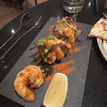 Madhu's Heathrow - Chili garlic prawns - Indian Near Me - Gt Lon, XGL Madhu's Heathrow - Chili garlic prawns - Indian Near Me - Gt Lon, XGL