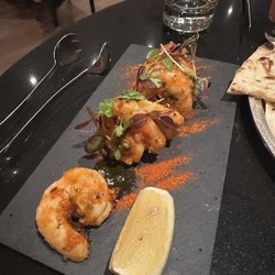 Madhu's Heathrow - Chili garlic prawns