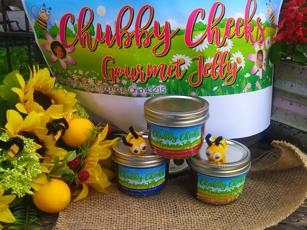 Chubby cheeks gourmet jellies Logo