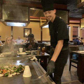 Hayashi Hibachi - Cooking onion tower - Japanese Near Me - El Paso, Texas Hayashi Hibachi - Cooking onion tower - Japanese Near Me - El Paso, Texas
