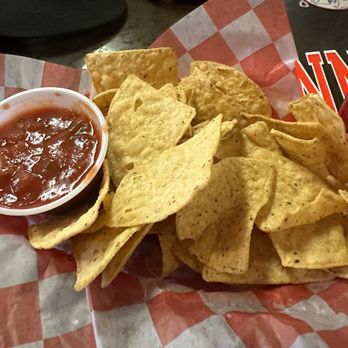 Johnny B's Restaurant - Chips are good but salsa is a little ketchupsy. - American Near Me - Truth Or Consequences, New Mexico